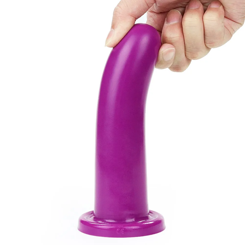 Silikónové dildo Holy Dong Large, fialové – Obrázok 6
