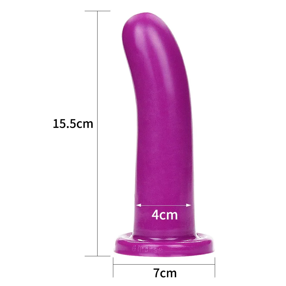 Silikónové dildo Holy Dong Large, fialové – Obrázok 8