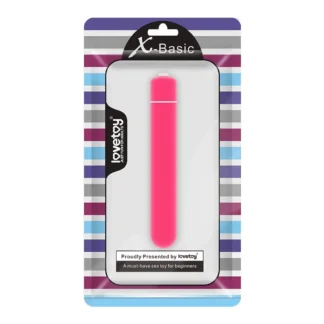 Mini vibrátor X-Basic Bullet 10 rýchlostí, ružový