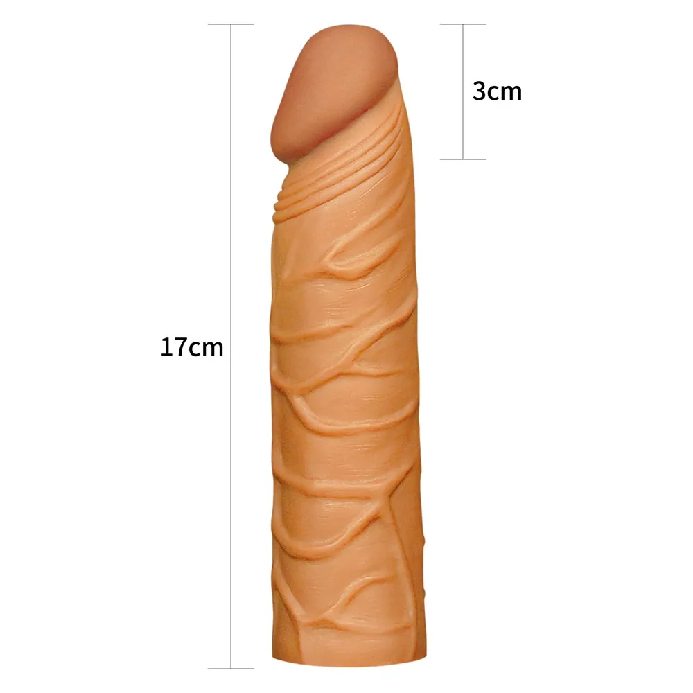 Návlek na penis Pleasure X-Tender +1'' – Obrázok 5