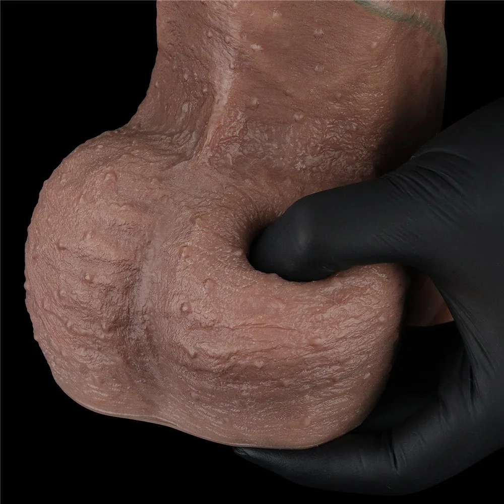 Dildo XXL 13" dvojvrstvový silikón – Obrázok 10