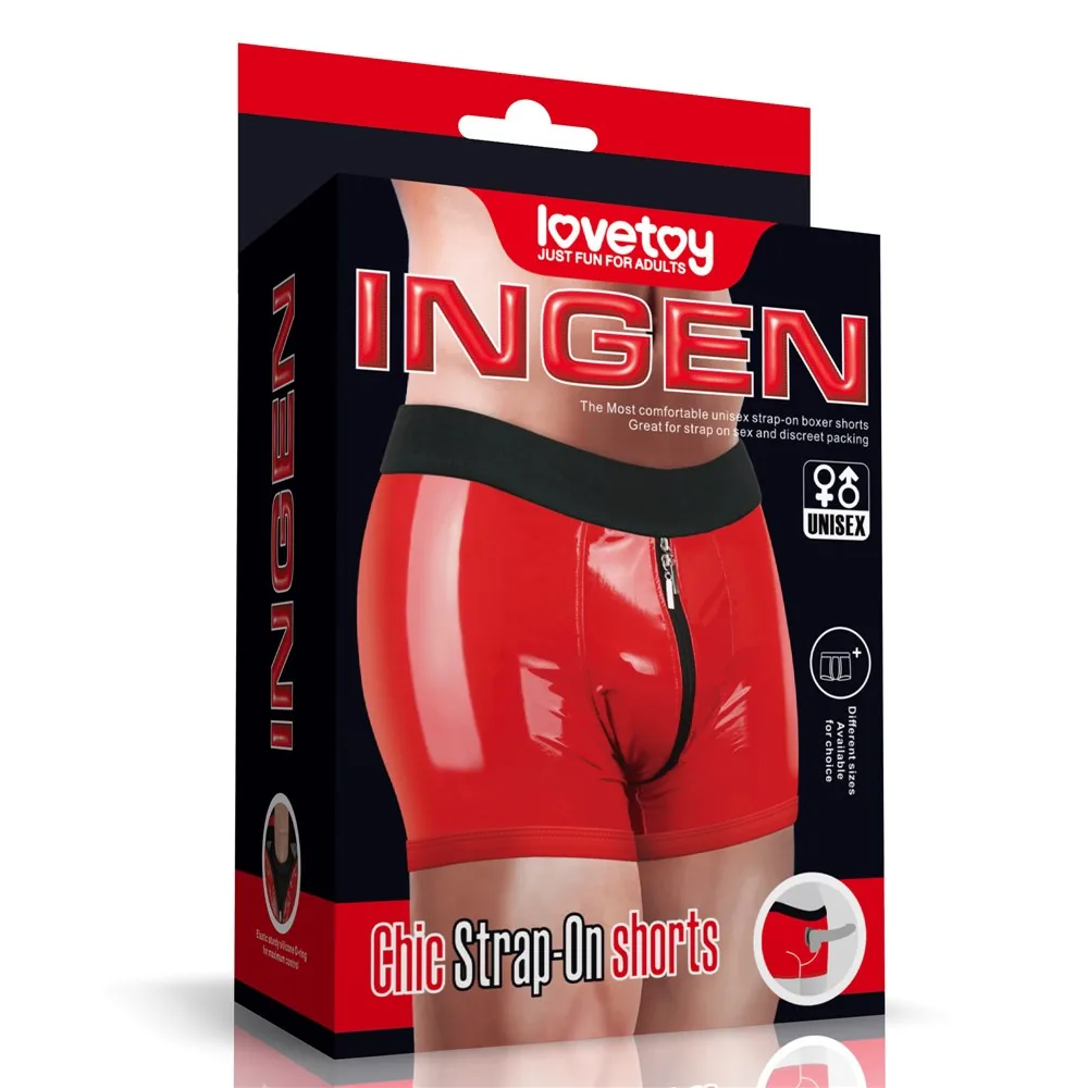 Chic Strap-On Shorts (pás 32–35'')