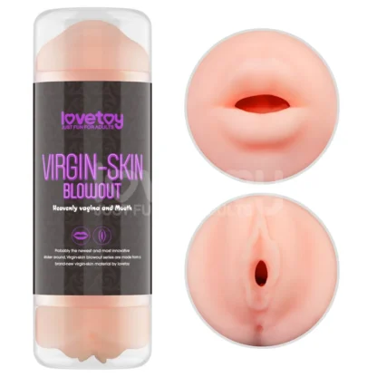 Virgin-Skin Blowout obojstranný masturbátor