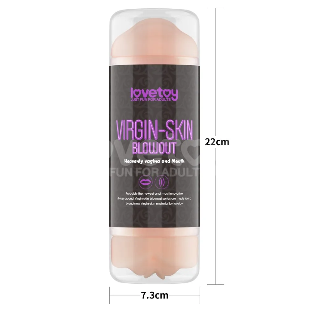 Virgin-Skin Blowout obojstranný masturbátor – Obrázok 2