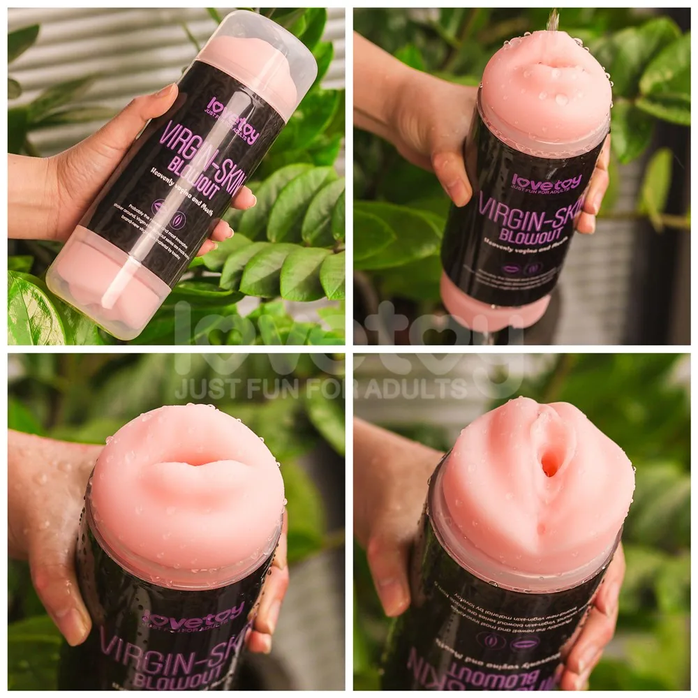 Virgin-Skin Blowout obojstranný masturbátor – Obrázok 11