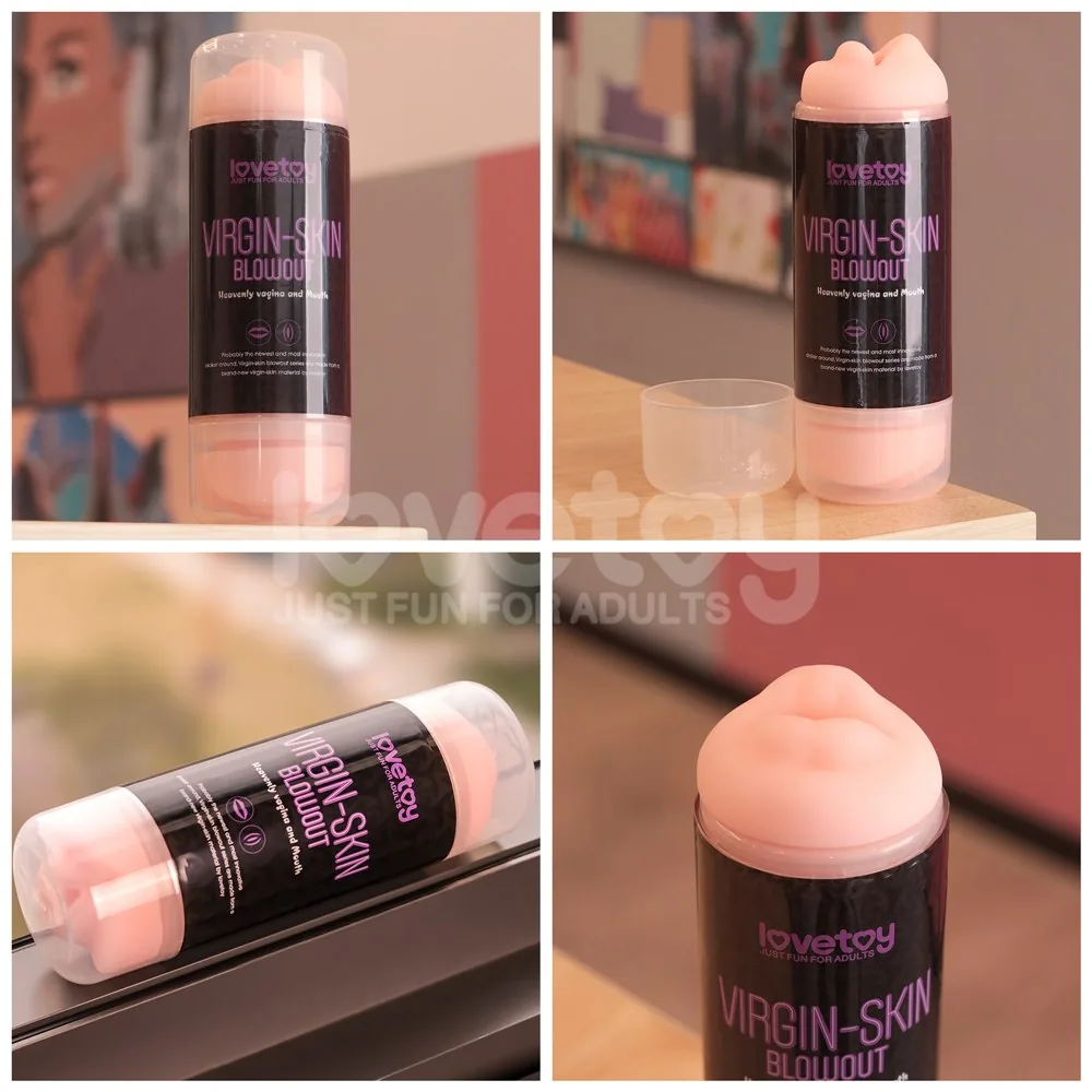 Virgin-Skin Blowout obojstranný masturbátor – Obrázok 12