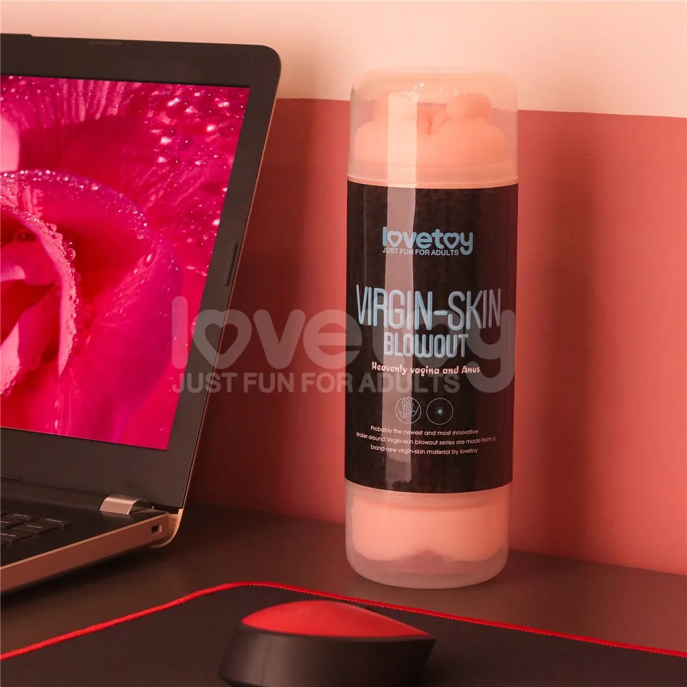Virgin-Skin Blowout obojstranný masturbátor – Obrázok 10