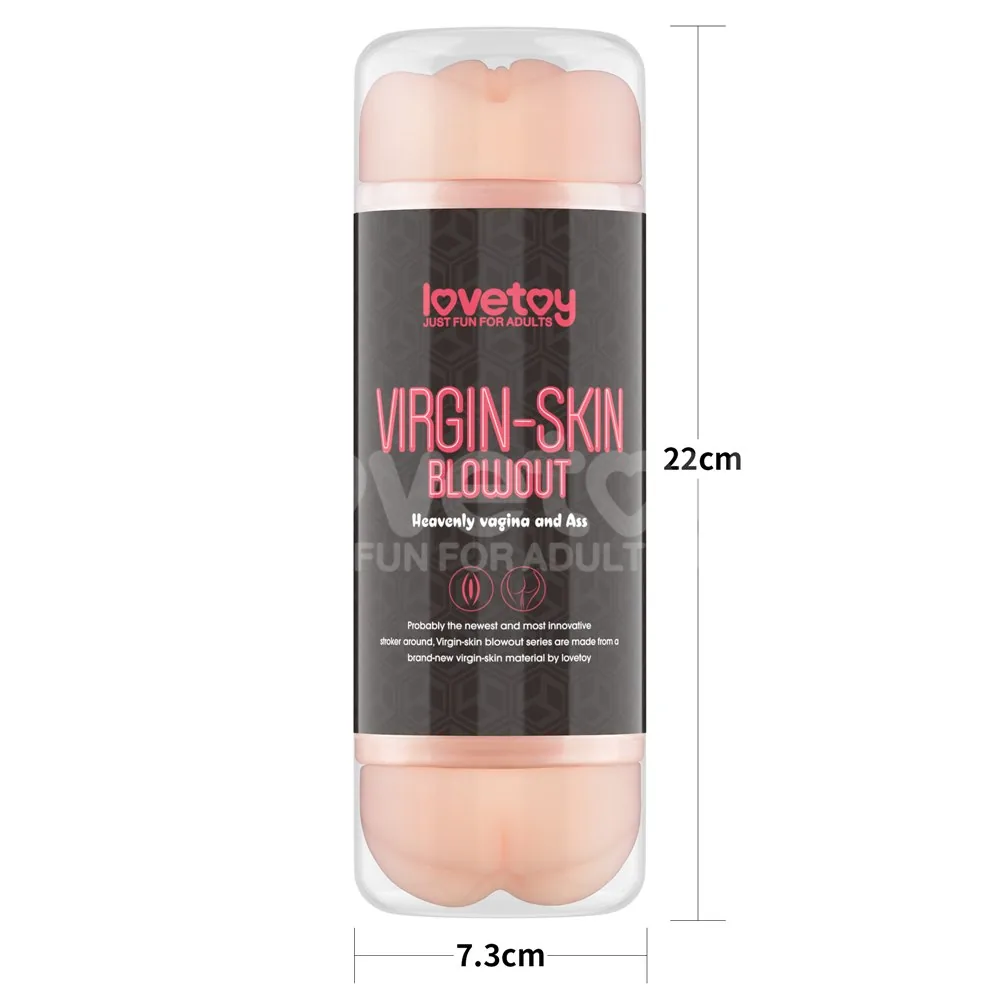 Virgin-Skin Blowout obojstranný masturbátor – Obrázok 2