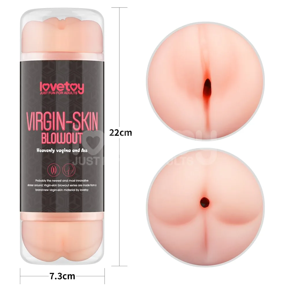 Virgin-Skin Blowout obojstranný masturbátor – Obrázok 3