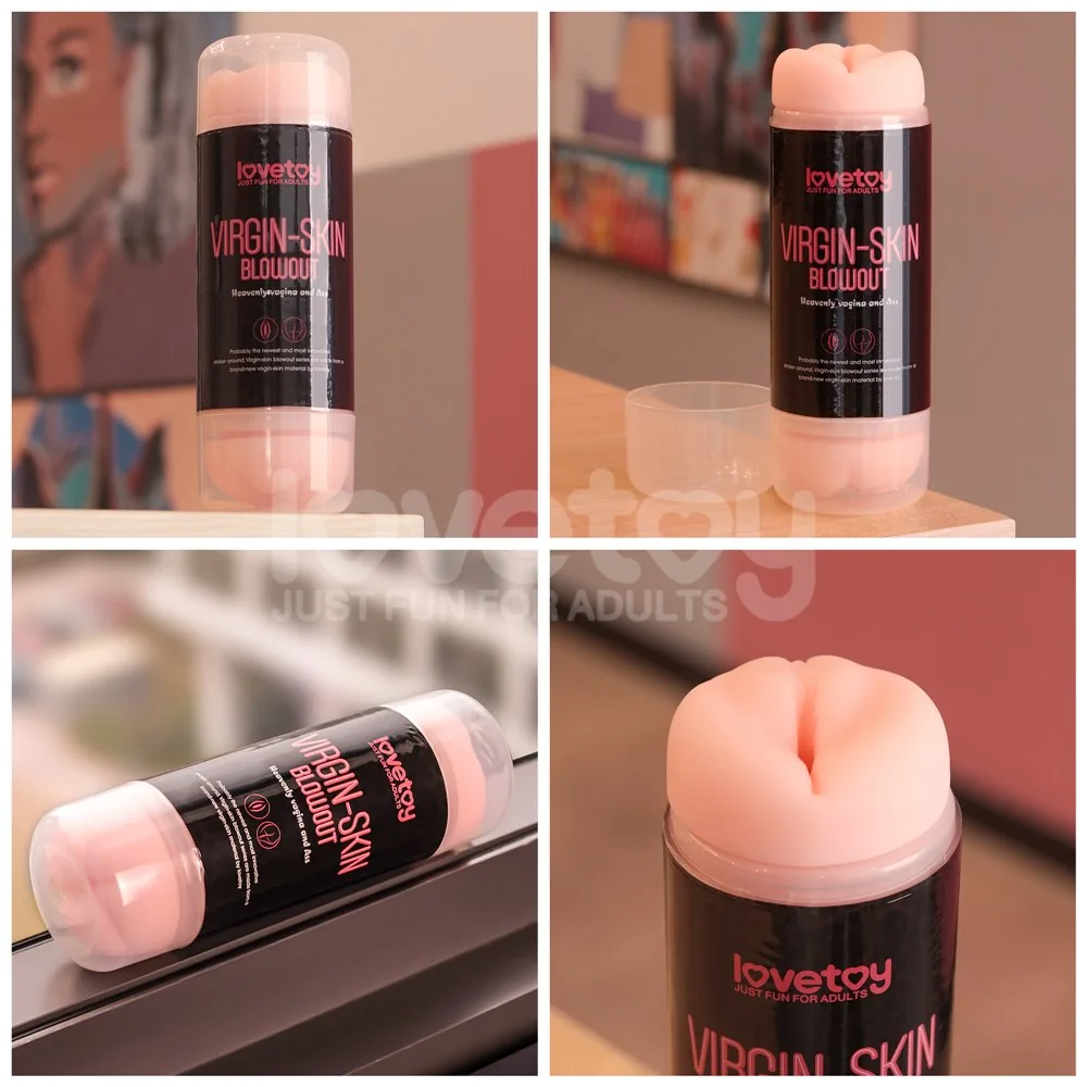 Virgin-Skin Blowout obojstranný masturbátor – Obrázok 12