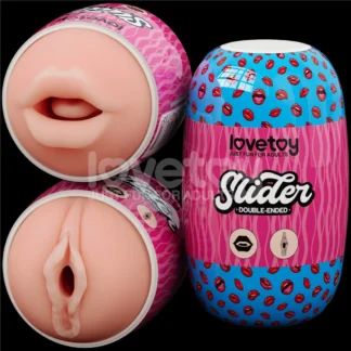 Slider obojstranný masturbátor – ústa a vagína