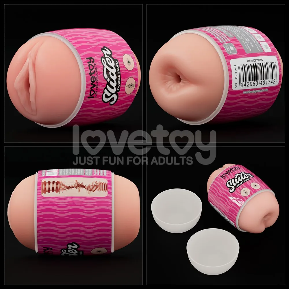 Slider obojstranný masturbátor – vagína a anál – Obrázok 3