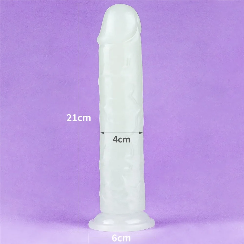 Svietiace dildo Lumino Play 8'' – Obrázok 10