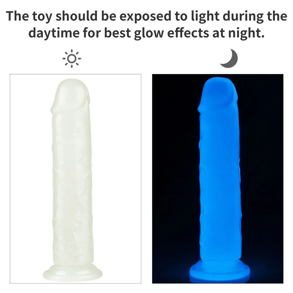 Svietiace dildo Lumino Play 8'' – Obrázok 16