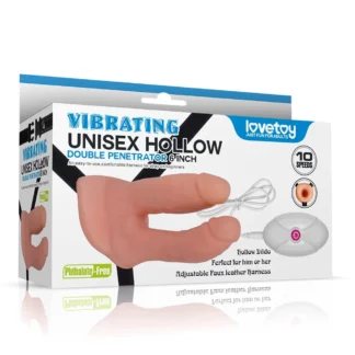 Vibračný strap-on unisex