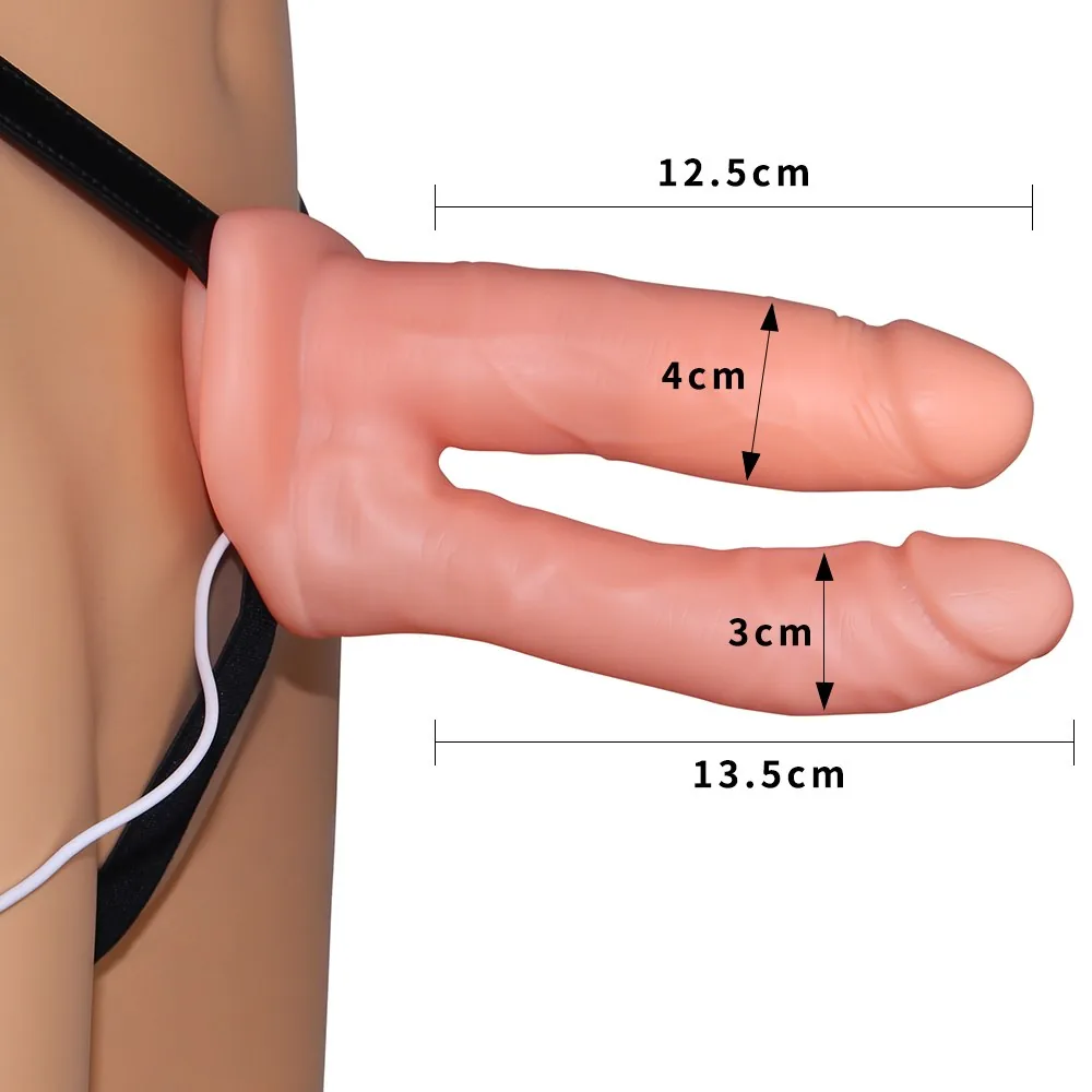 Vibračný strap-on unisex – Obrázok 3