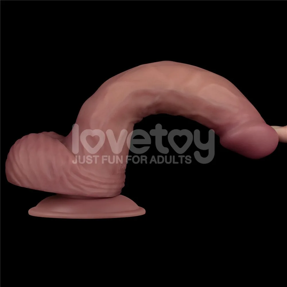 Lovetoy Dual Density Power Cock 9'' – realistický vibrátor – Obrázok 11
