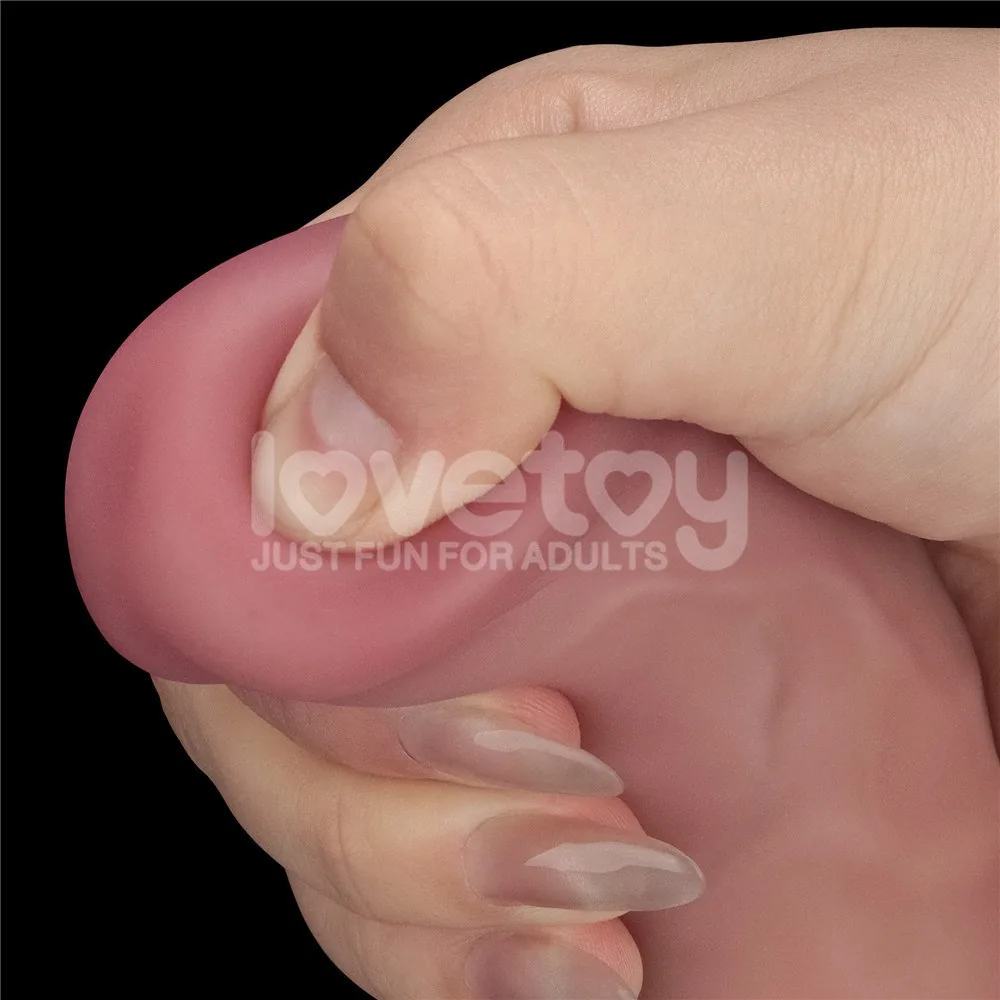 Lovetoy Dual Density Power Cock 9'' – realistický vibrátor – Obrázok 13