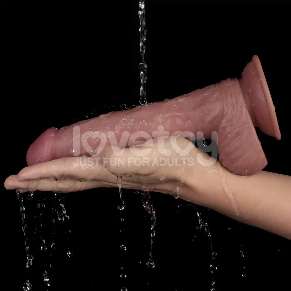Lovetoy Dual Density Power Cock 9'' – realistický vibrátor – Obrázok 14