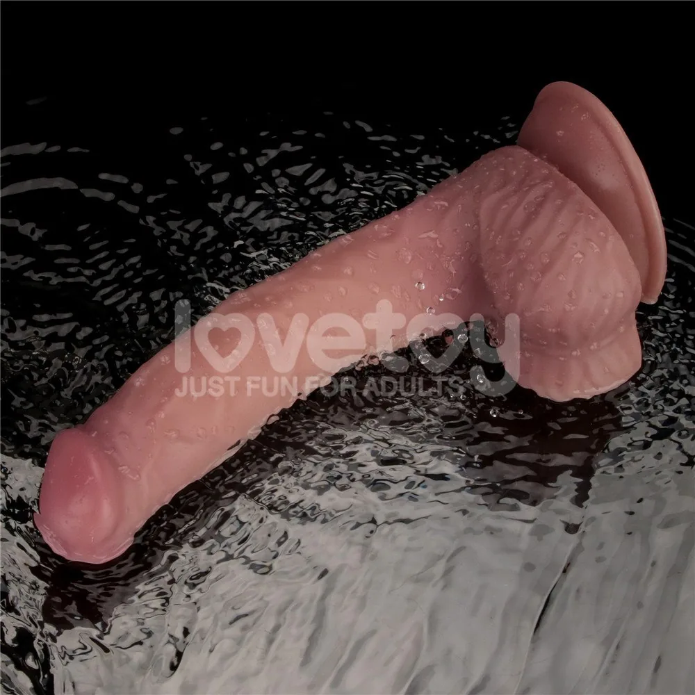 Lovetoy Dual Density Power Cock 9'' – realistický vibrátor – Obrázok 15