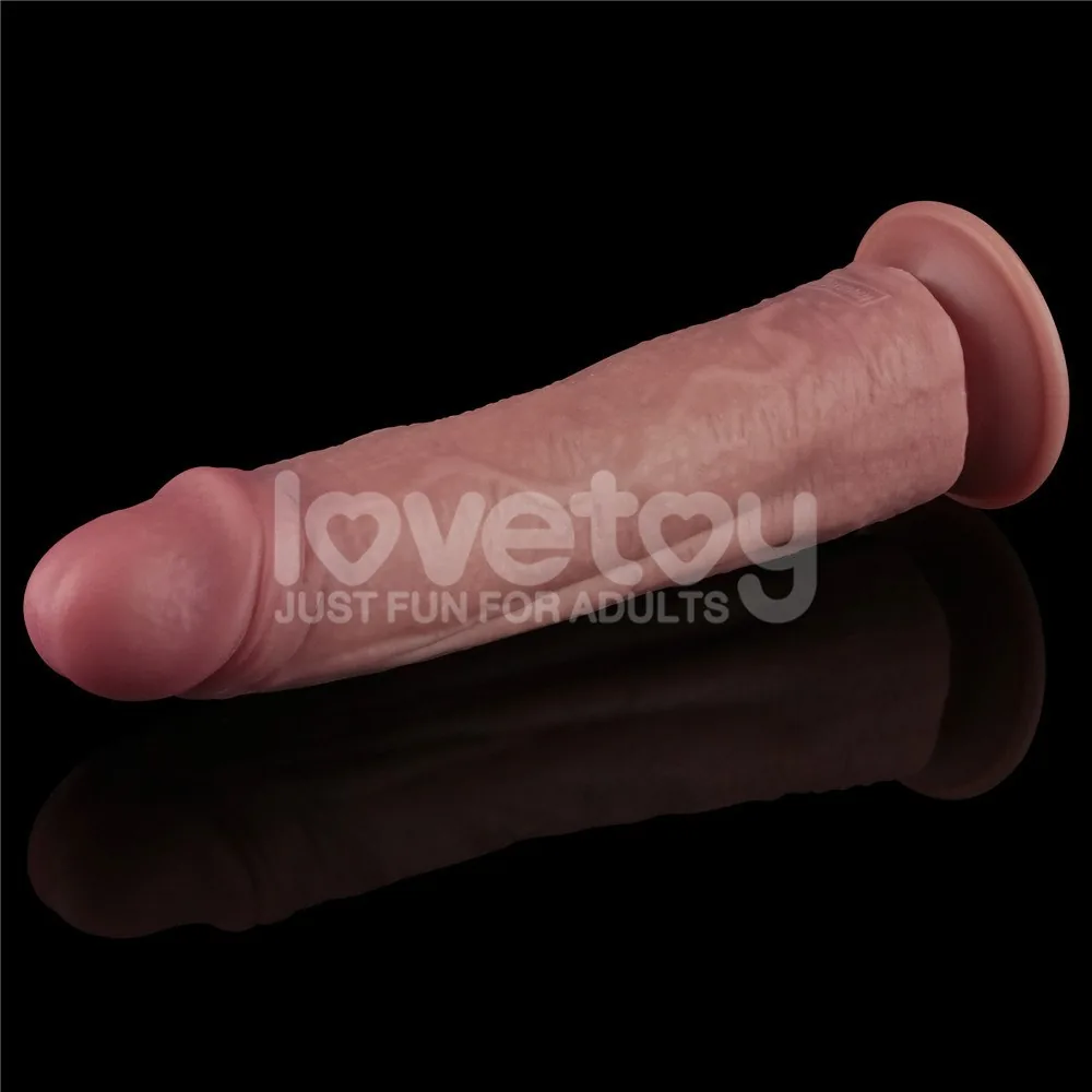 Lovetoy Dual Density Power Cock 10,5'' – realistický vibrátor – Obrázok 8