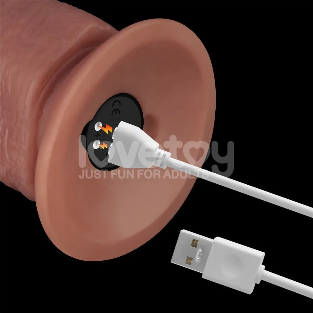 Lovetoy Dual Density Power Cock 10,5'' – realistický vibrátor – Obrázok 10