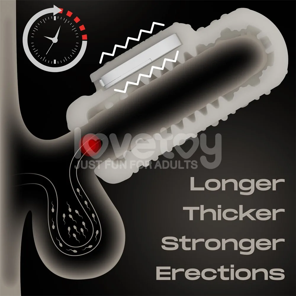 Lovetoy Knights Ring – vibračný návlek 2v1, kvapky – Obrázok 24