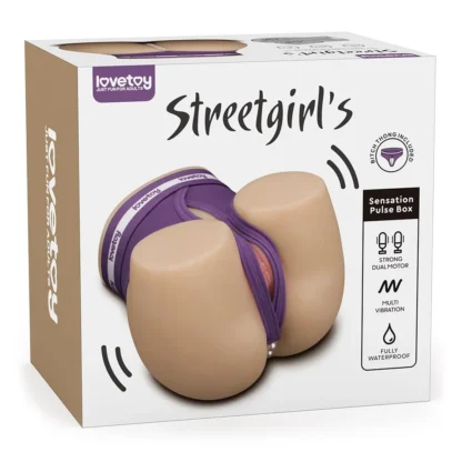 Masturbátor Streetgirl's Dual Motor Sensation Pulse – realistické torzo