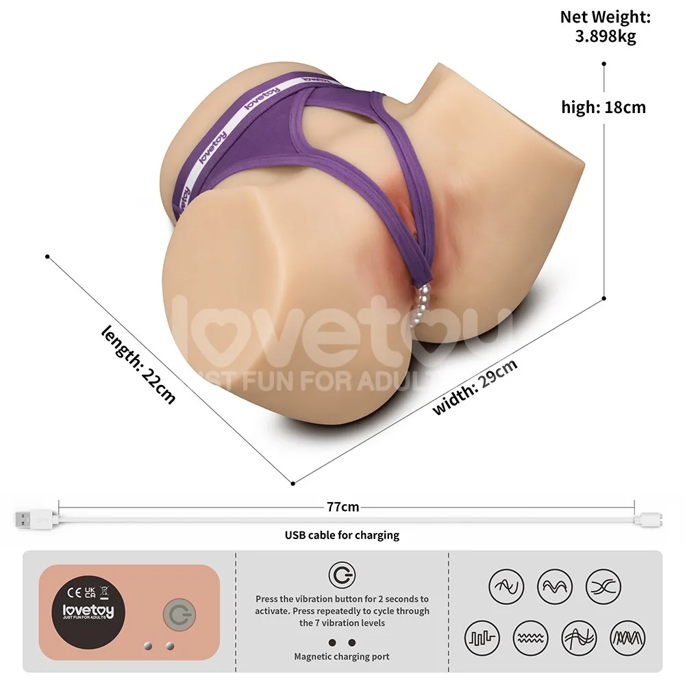 Masturbátor Streetgirl's Dual Motor Sensation Pulse – realistické torzo – Obrázok 2