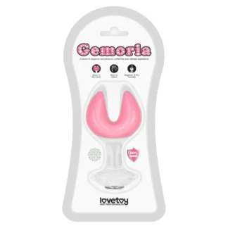 Análny kolík Gemoria – silikónový butt plug (svietiaci v tme)
