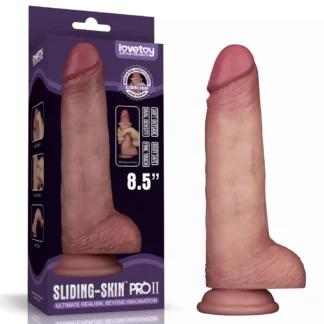 Dildo Sliding Skin Pro II 8,5" dvojvrstvové silikónové