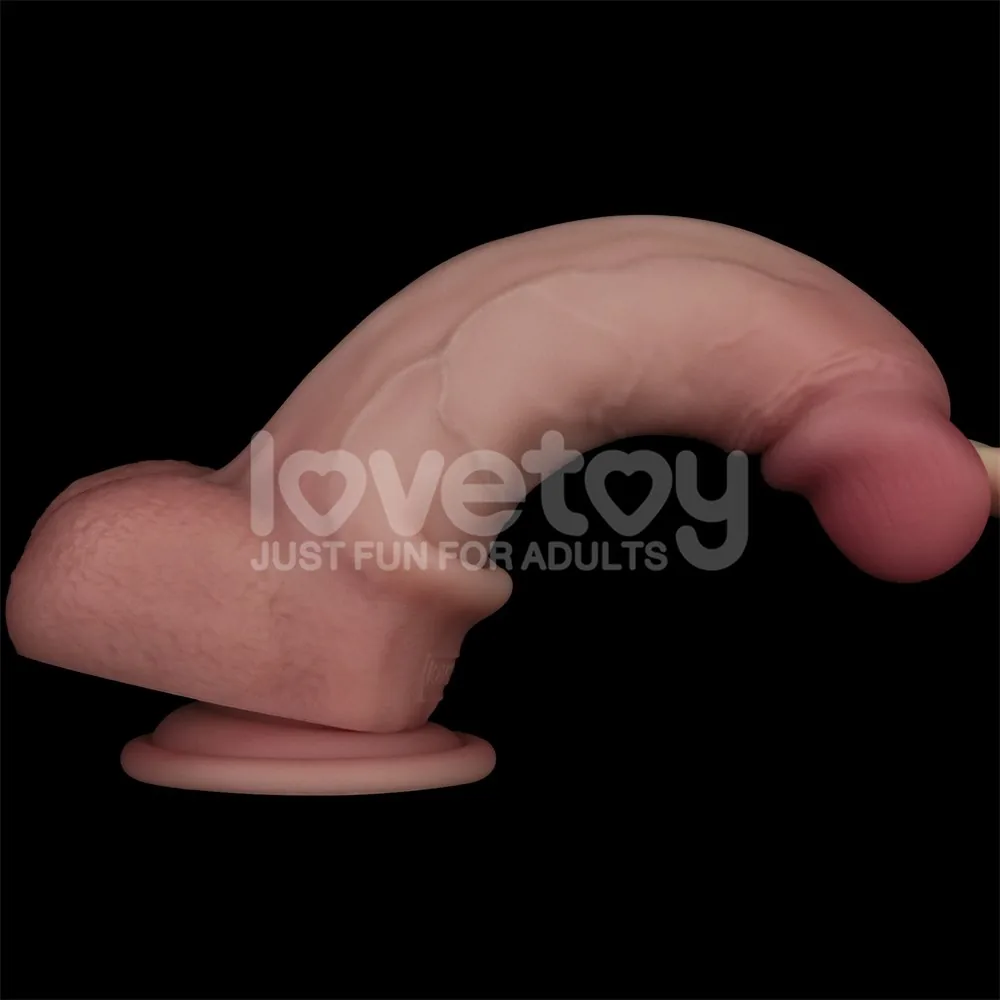 Dildo Sliding Skin Pro II 8" dvojvrstvové silikónové – Obrázok 14