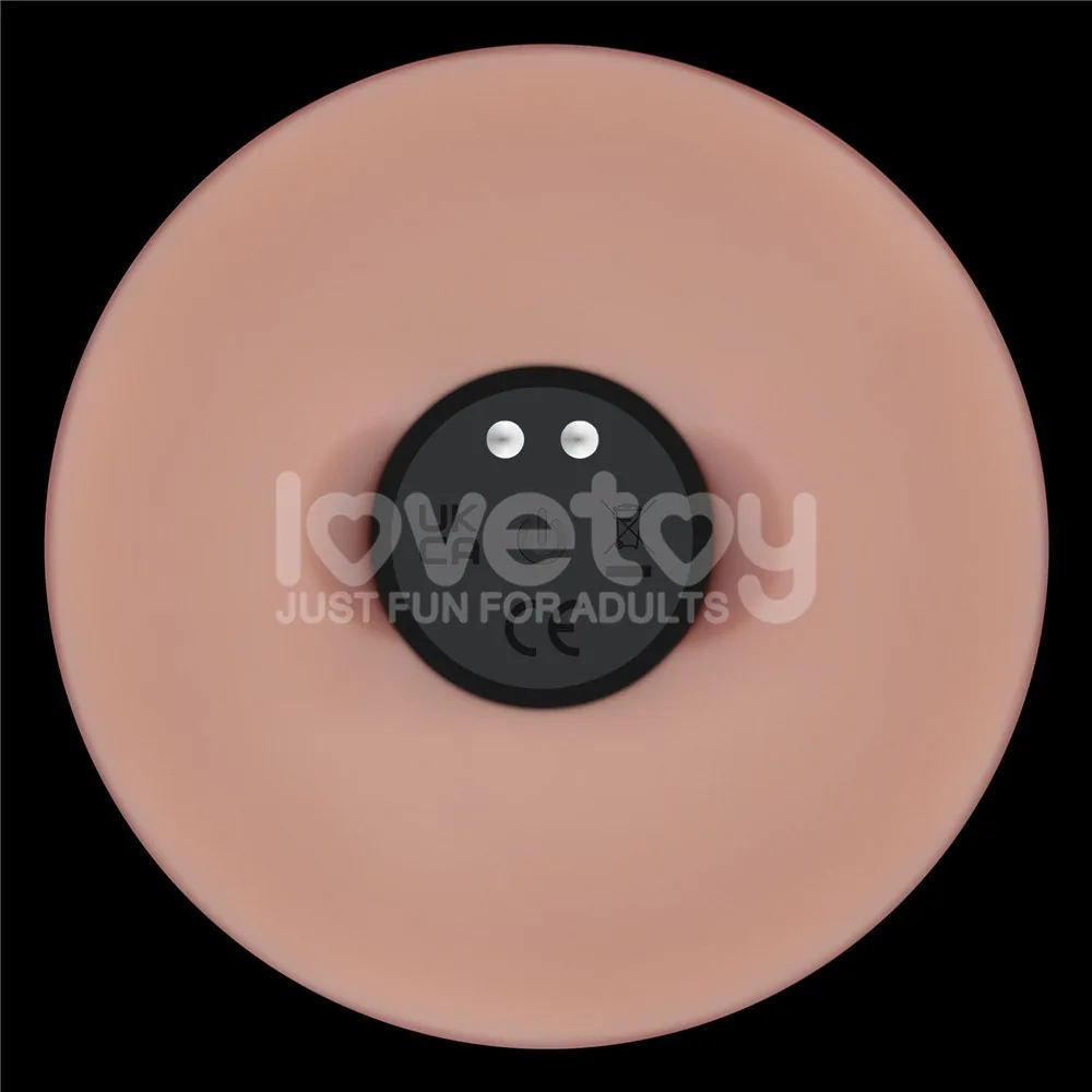 Vibračné dildo Sliding Skin Pro II 9" – Obrázok 12
