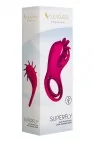 S Pleasures Superfly – dvojitý vibračný krúžok, ružový