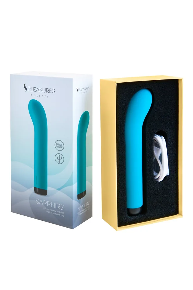 Vibračná guľka Sapphire (tyrkysová) – Obrázok 4