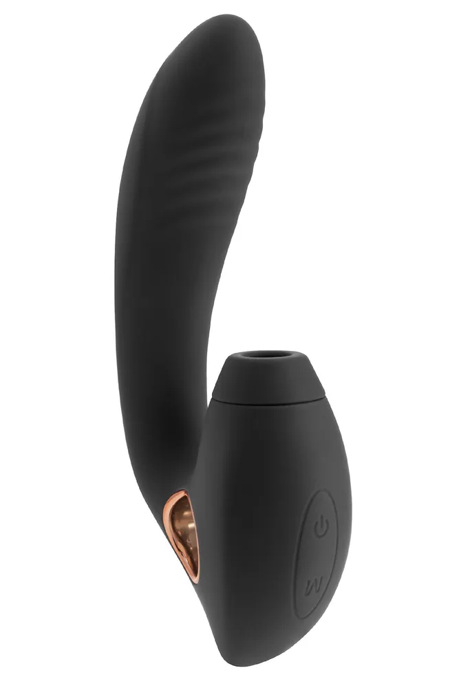 Vibrátor Impulse (čierno-zlatý) – Obrázok 3