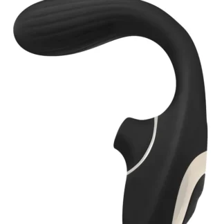 Vibrátor Dual Suction (čierny)