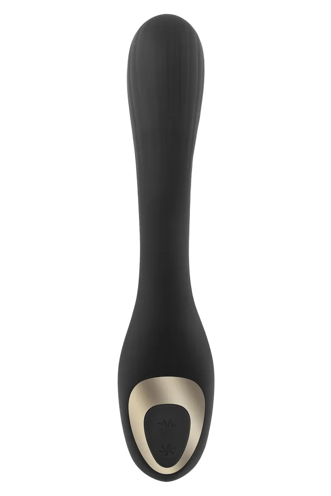 Vibrátor Dual Suction (čierny) – Obrázok 3