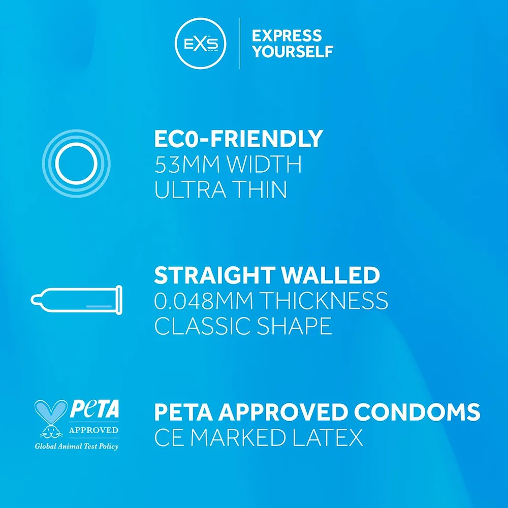 Kondómy EXS Pure 12 ks – Obrázok 3