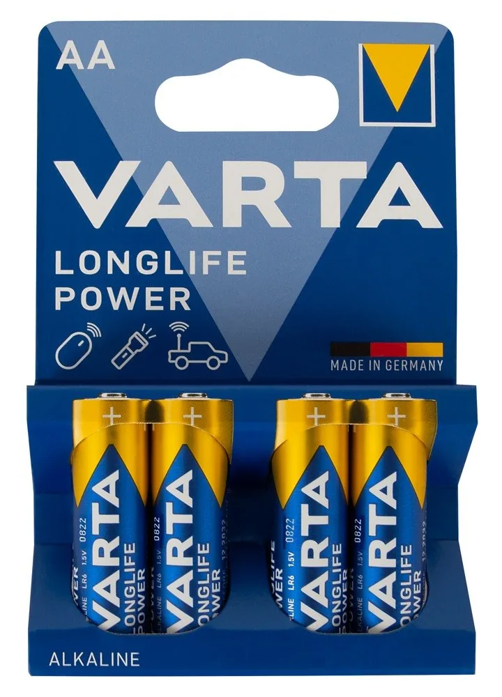 Varta – batéria AA (20× 4 ks) – Obrázok 3