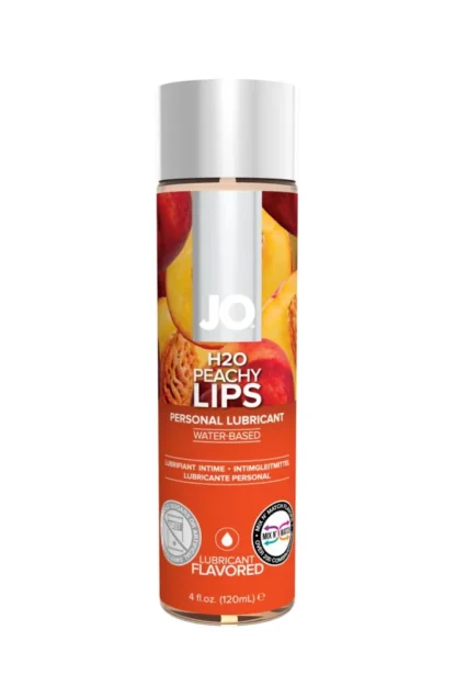System JO H2O Peachy Lips lubrikačný gél s príchuťou broskyne 30 ml