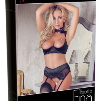 Set s otvorenou podprsenkou Abierta Fina 85C/XL