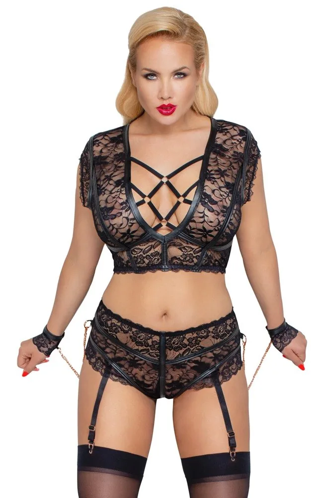 Cottelli Bondage – set s čipkovými putami – Obrázok 3