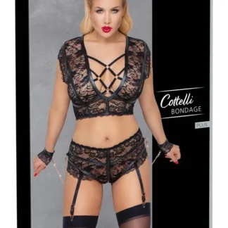 Cottelli Bondage – set s čipkovými putami
