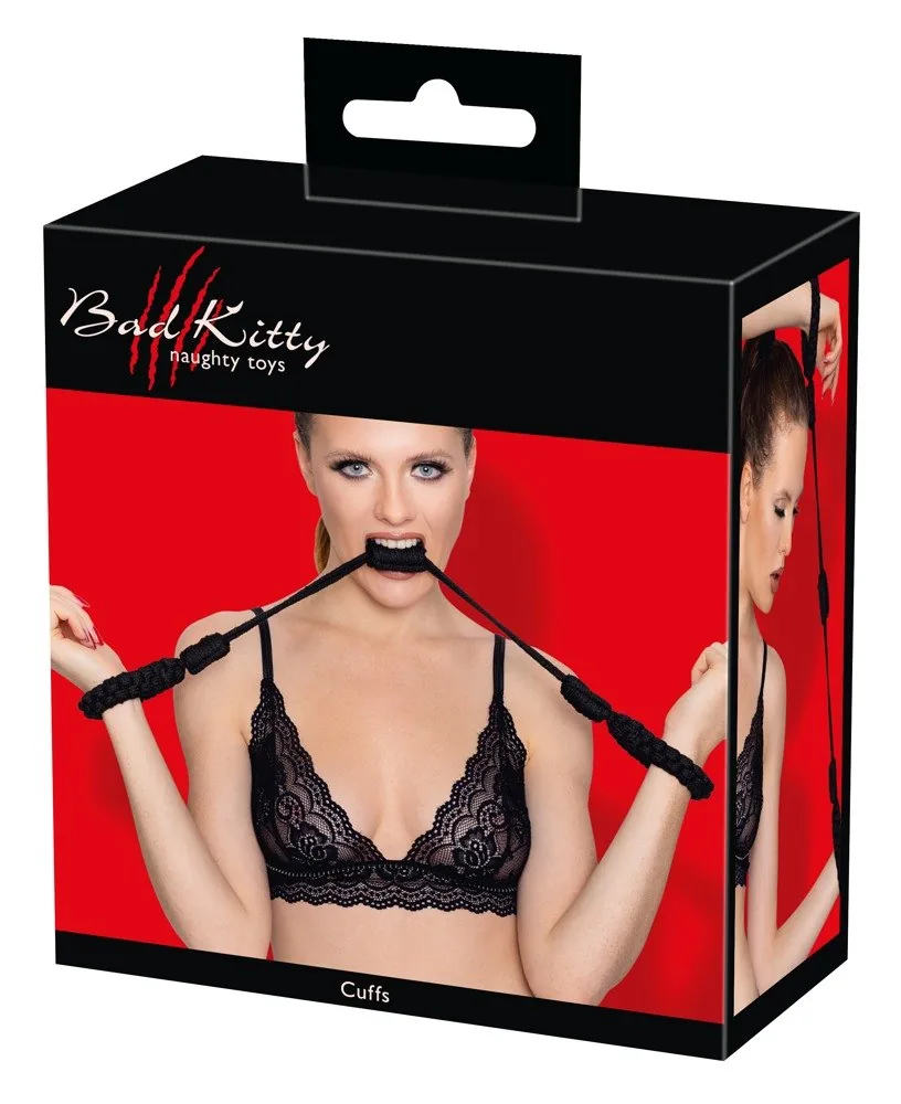 Bondage putá z lana Bad Kitty (veľ. 2) – Obrázok 7