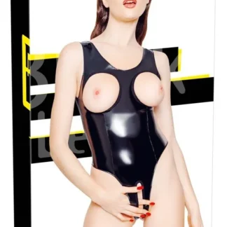 Black Level vinylové body s výrezmi na prsia