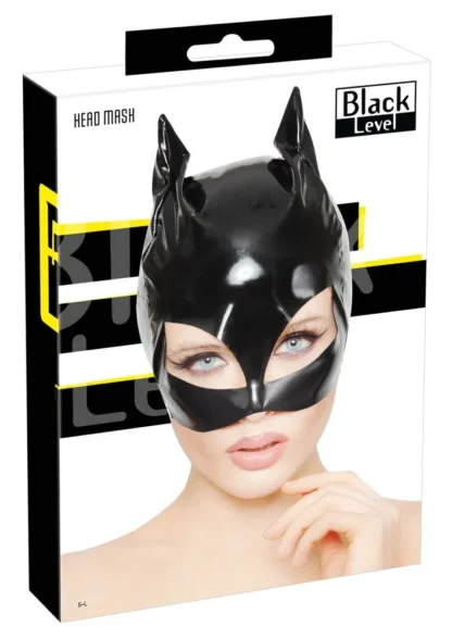 Vinylová maska Black Level v dizajne mačky