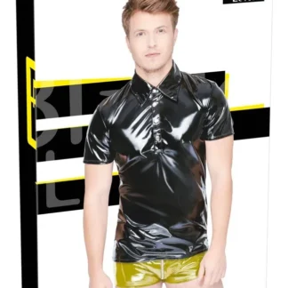 Vinylové polo tričko Black Level
