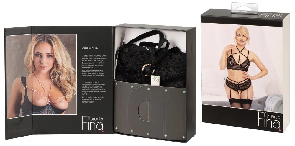 Abierta Fina – set podprsenka a rozkrokové nohavičky – Obrázok 8