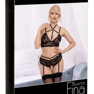 Abierta Fina – set podprsenka a rozkrokové nohavičky